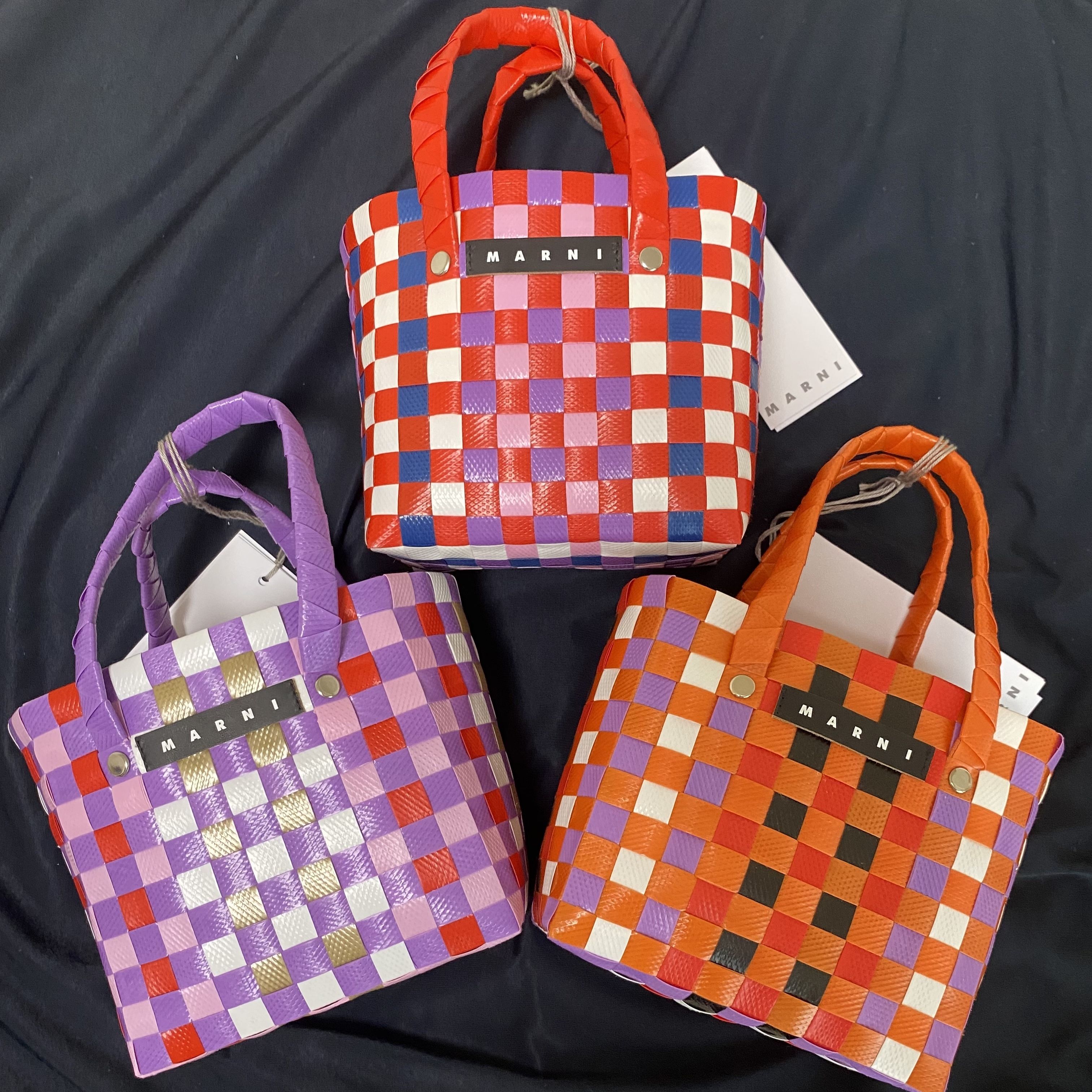 大人気 大人もOK♪ MARNI マルニ キッズ ミニ かごバッグ (MARNI/かご