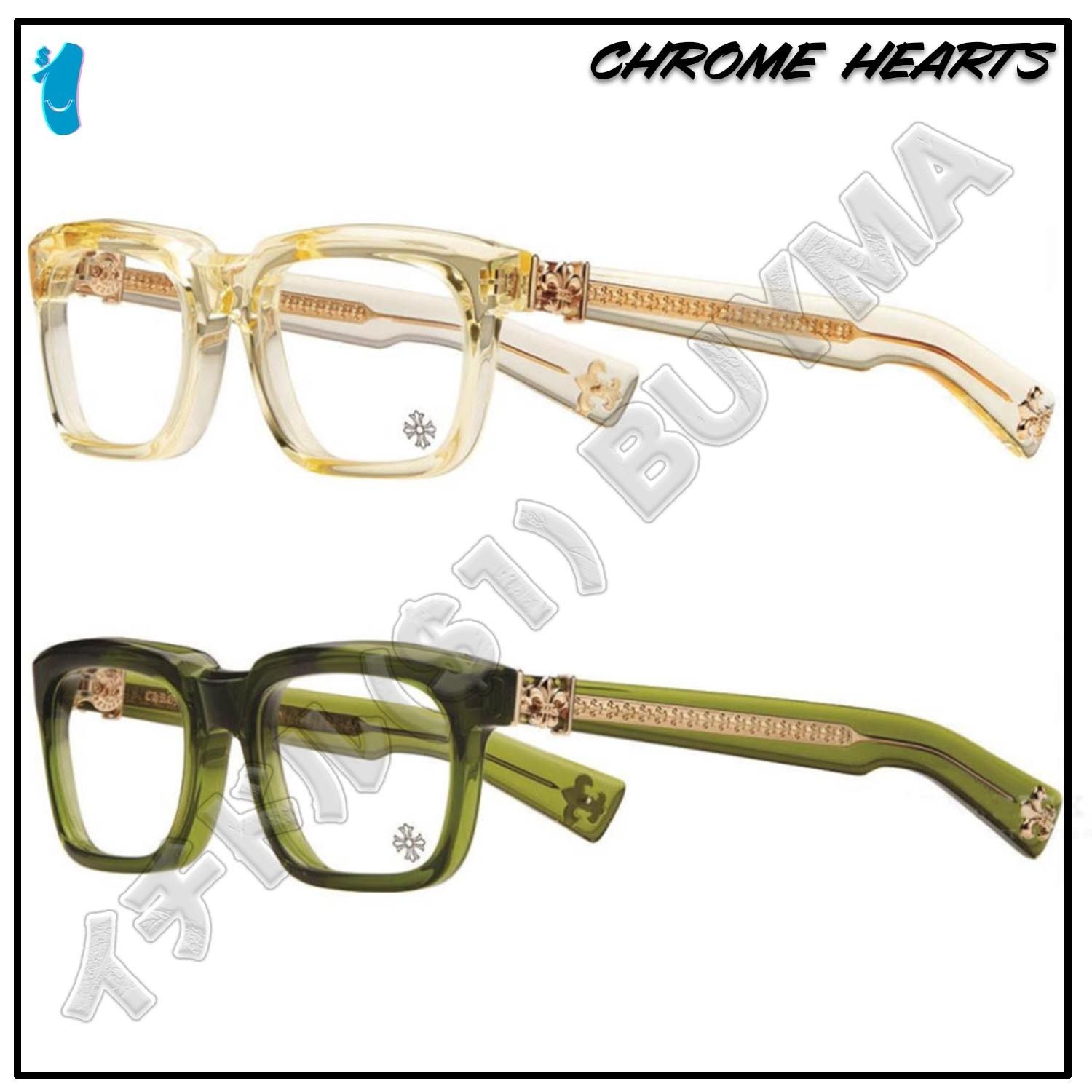 クロムハーツ BSフレア クリア シルバー メガネ 眼鏡 サングラス