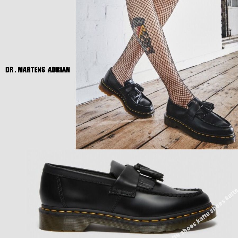 Dr Martens☆ADRIAN☆タッセル ローファー☆イエローステッチ (Dr
