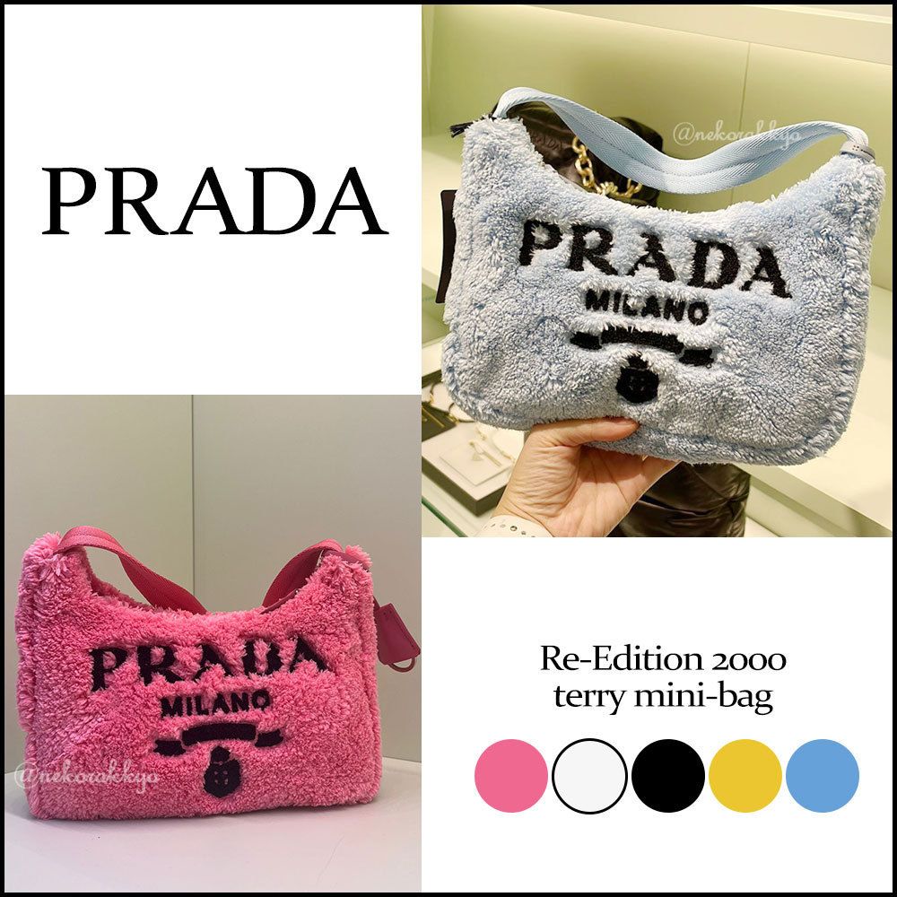 PRADA＊Re-Edition 2000 terry mini-bag テリーミニバッグ＊送込