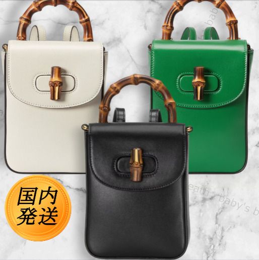 3way♪ギフト♪【国内発送☆GUCCI】バンブー ミニ ハンドバッグ (GUCCI