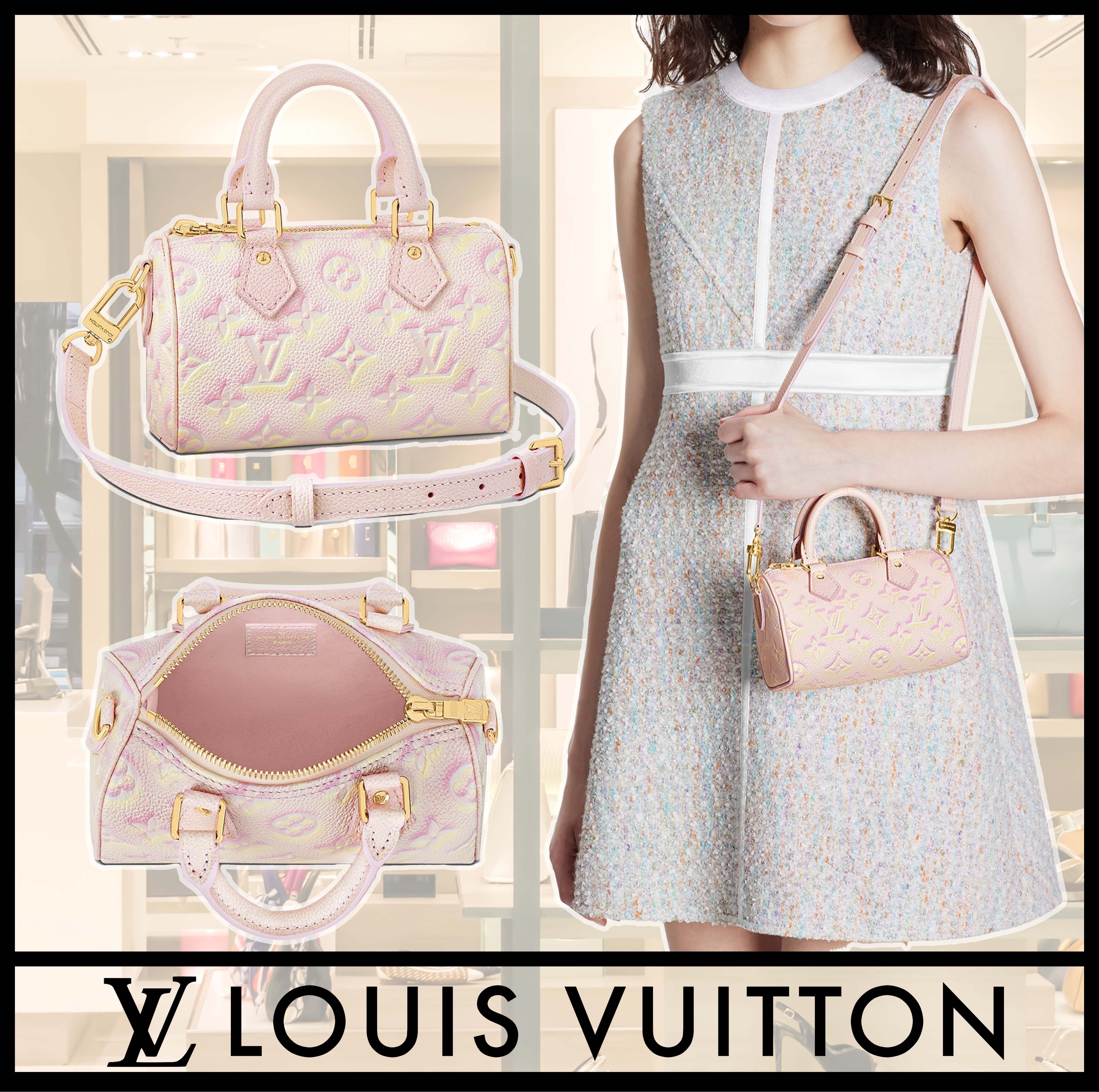 SALE】Louis Vuitton スピーディナノバッグ モノグラム ピンク (Louis