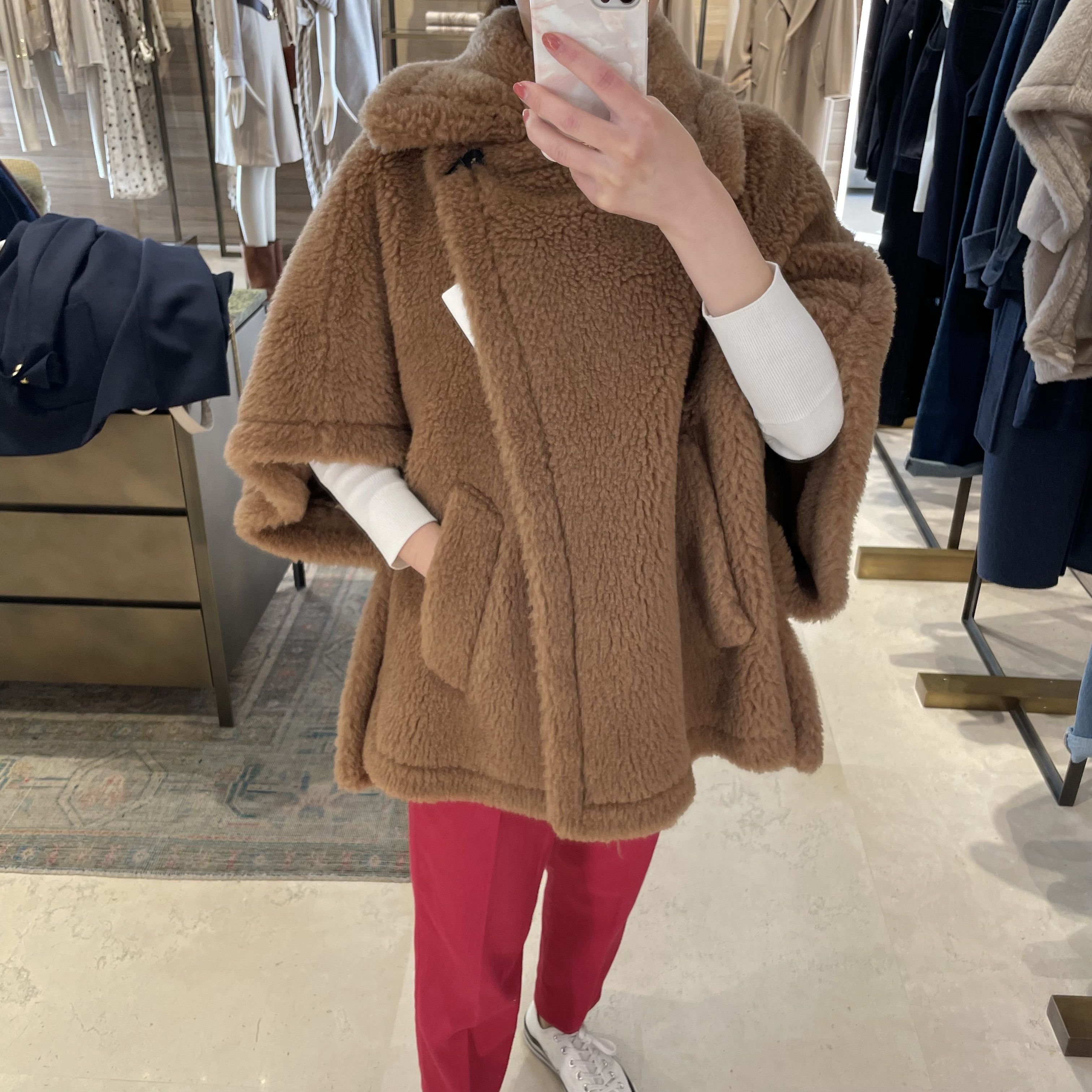 正規品☆Max Mara☆カラバリあり♪テディベアケープ/TEBE (Max Mara