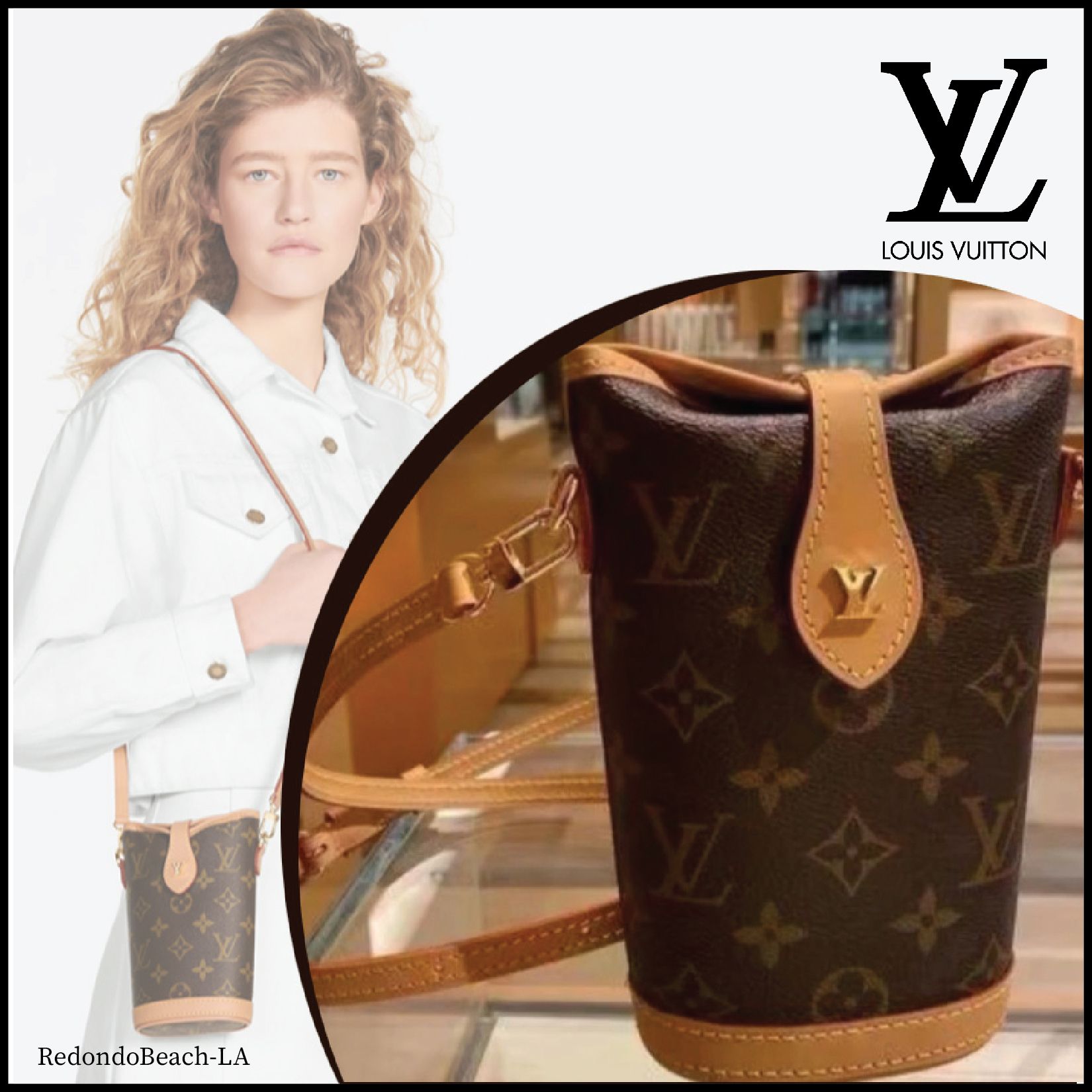 断然可愛い自分になれる！！☆LV フォールド・ミー ポーチ☆2WAY