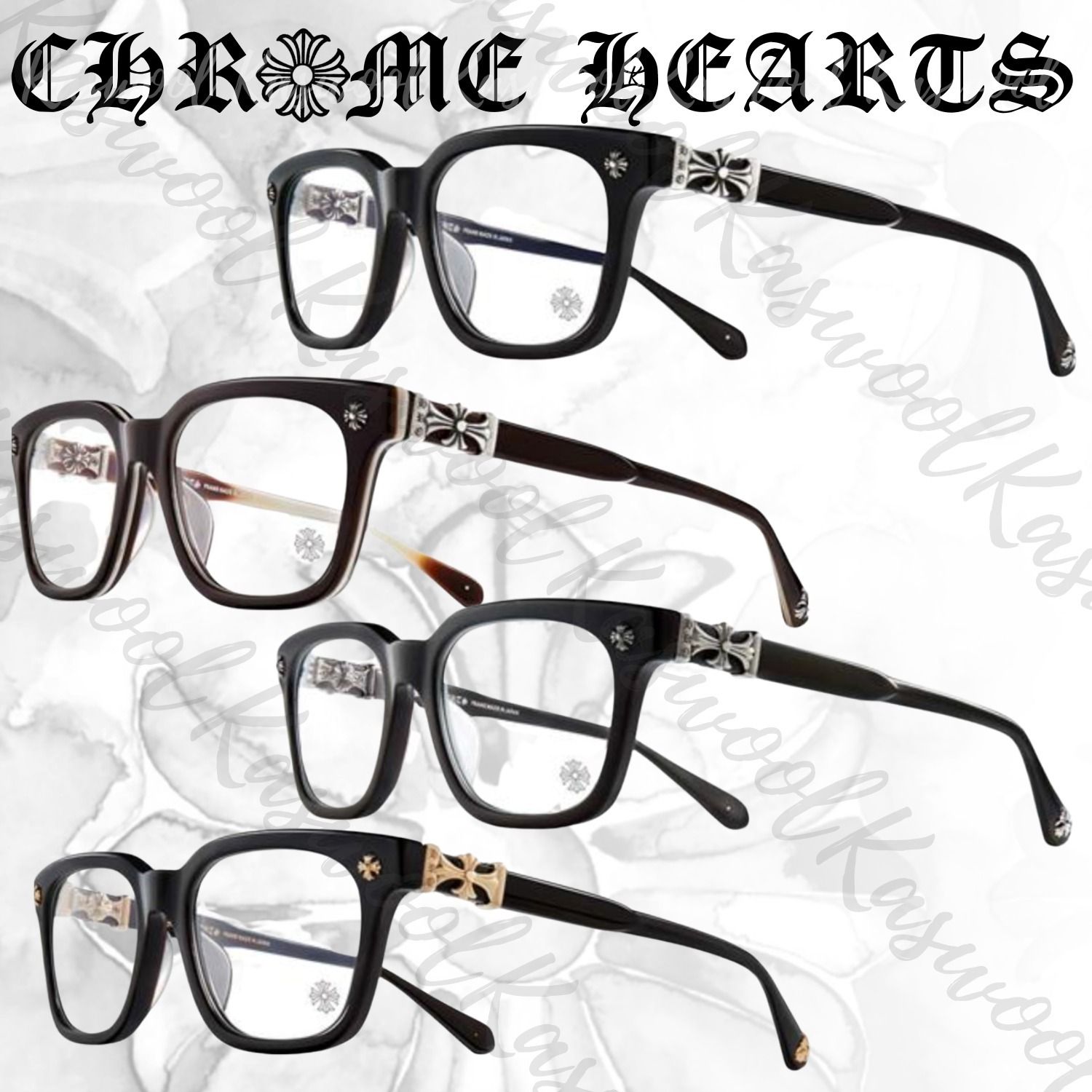 Chrome Hearts クロムハーツ COX UCKER CHクロス メガネ (CHROME
