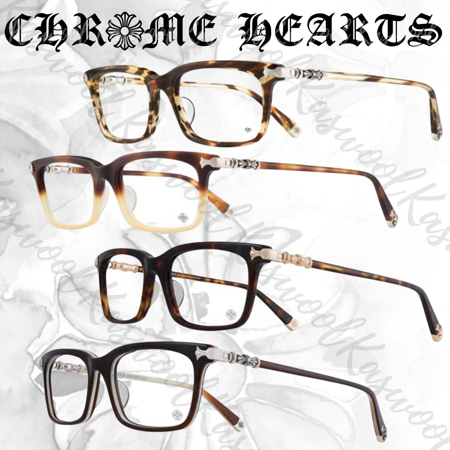 Chrome Hearts クロムハーツ FUN HATCH-A CROSS クロス メガネ (CHROME