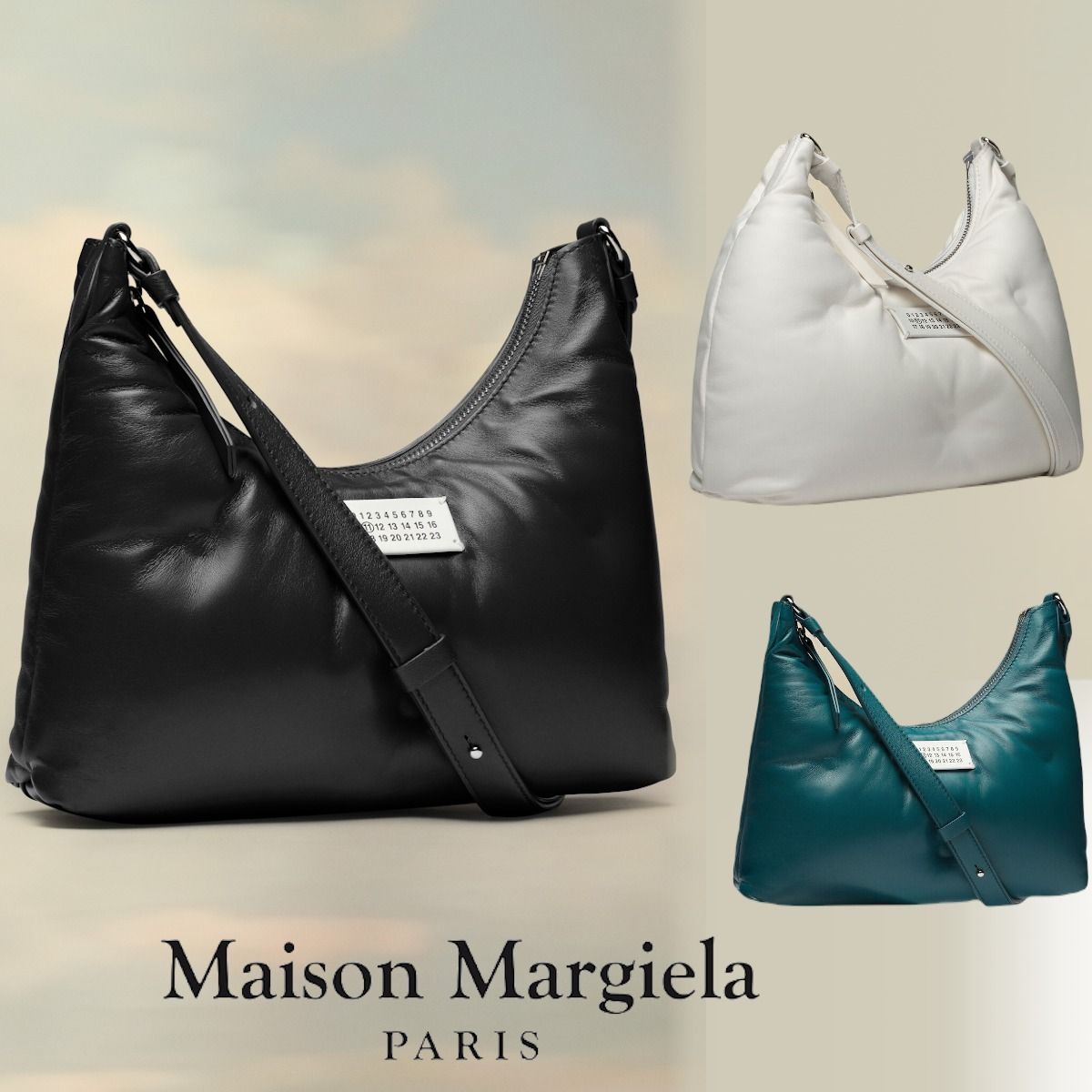 22新作 メゾンマルジェラ グラム スラム ホーボー スモール (Maison