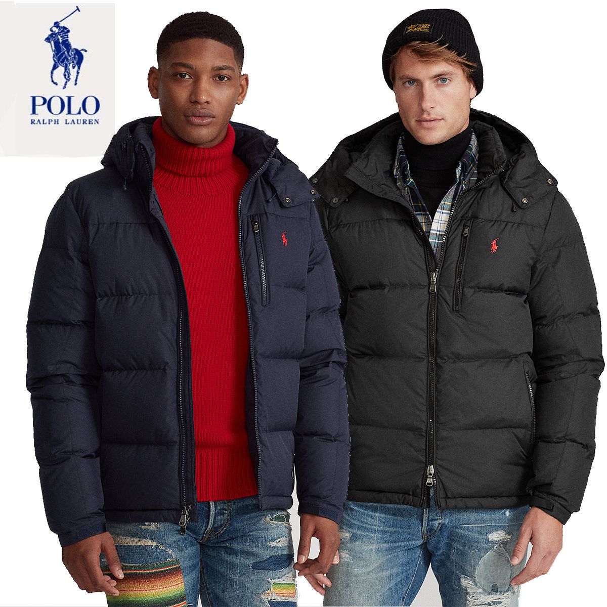 人気商品！Polo Ralph Lauren ロゴ メンズ ダウンジャケット (Ralph
