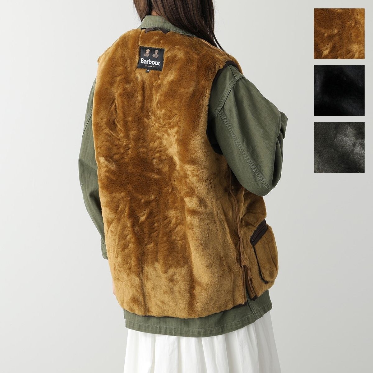Barbour ライナー MLI0004 WARM PILE WAISTCOAT ZIP IN LINER (Barbour
