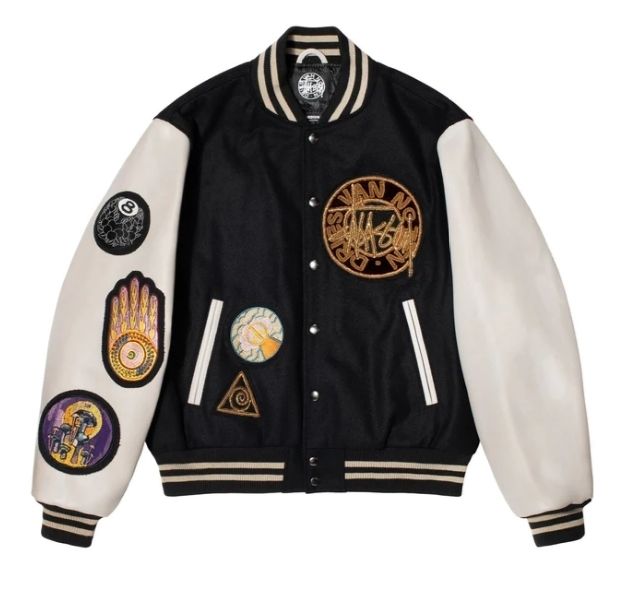 送料関税込☆STUSSY & DRIES VAN NOTEN VARSITY JACKET☆超人気