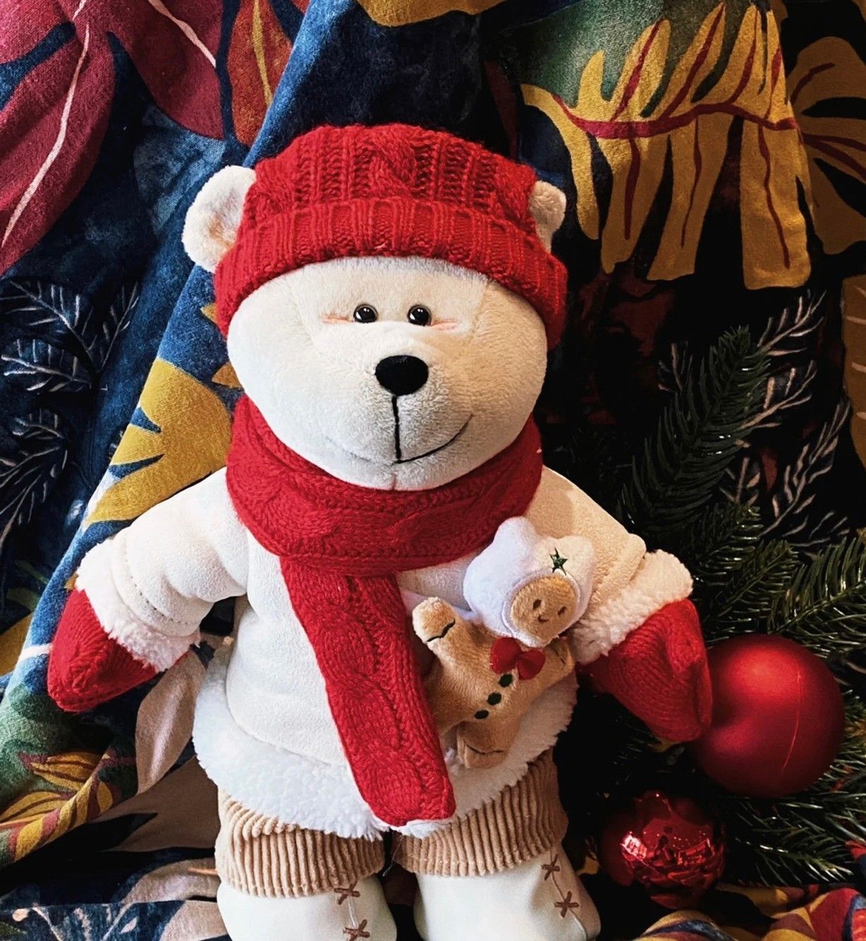 スターバックス海外中国2022 クリスマス ベアリスタぬいぐるみ