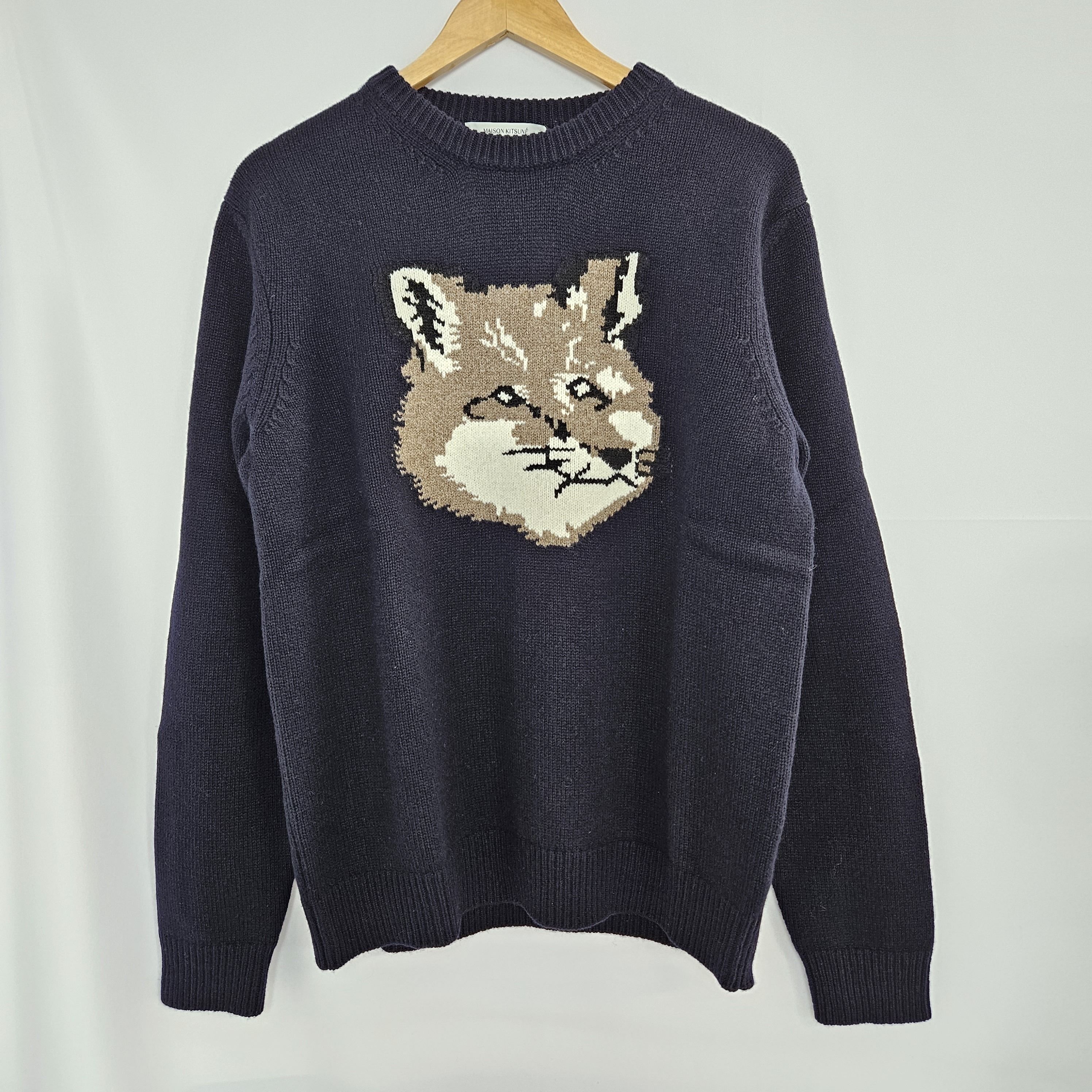 ☆関税込☆MAISON KITSUNE☆Big Fox Head Pullover Knit☆ (MAISON