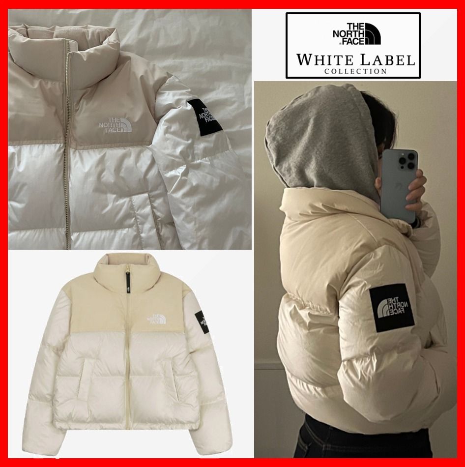 ノースフェイス]☆W'S NOVELTY NUPTSE ダウンジャケット☆CREAM (THE