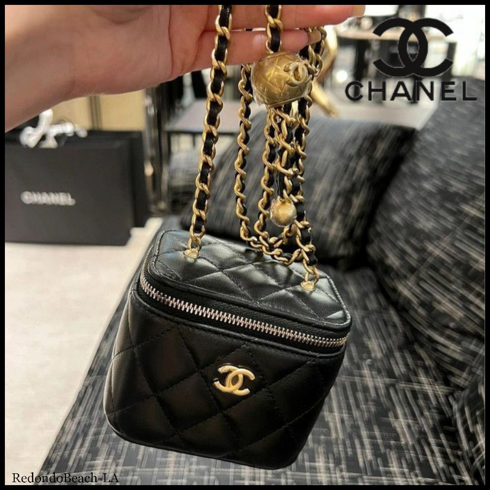 入手困難】大人可愛い☆CHANEL☆バニティバッグ☆ミラー付き (CHANEL