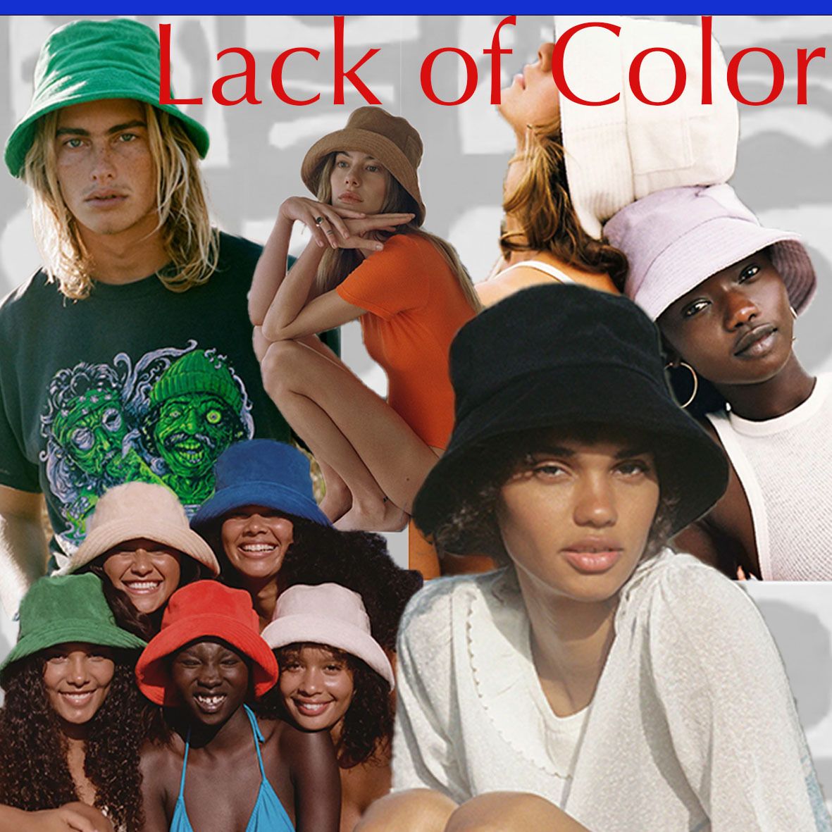 Lack of Color】ウェーブ バケット タオル地で心地良い！ (lack of