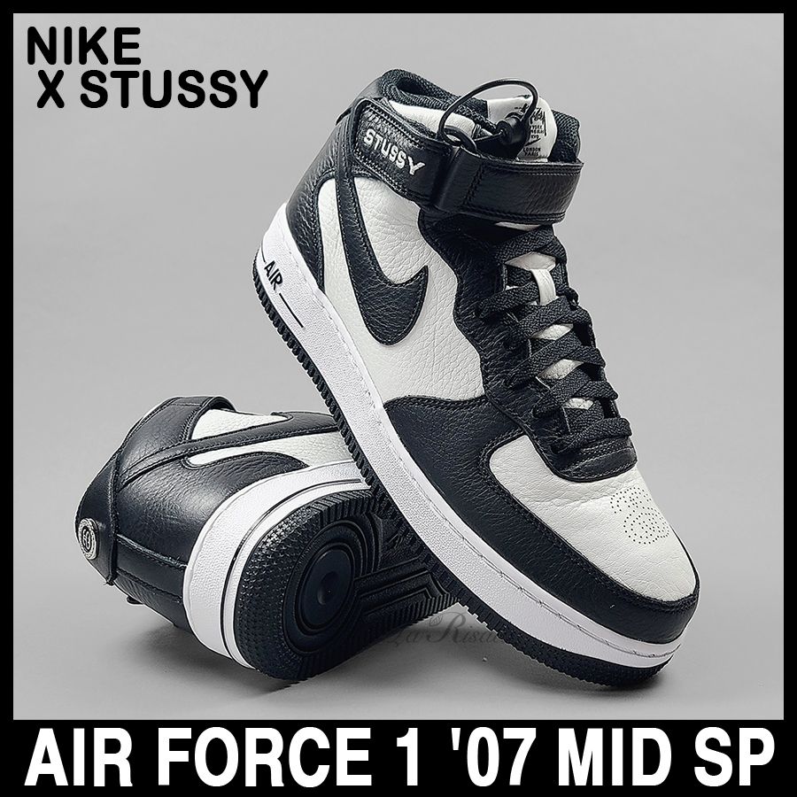 ☆NIKE x STUSSY☆待望コラボ☆AIR FORCE 1 '07 MID SP☆追跡可 (Nike