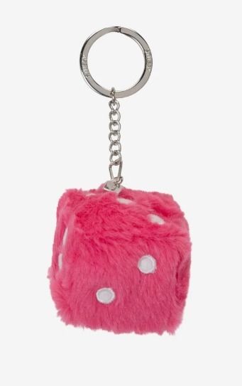 ☆人気☆【STUSSY】☆FUZZY DICE KEYCHAI.N☆PINK☆ (STUSSY/キー
