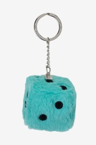 ☆人気☆【STUSSY】☆FUZZY DICE KEYCHAI.N☆TEAL☆ (STUSSY/キー
