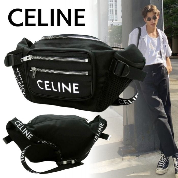 ◇すぐ届く◇【CELINE】ジップ付きトレッキング ベルトバッグ (CELINE