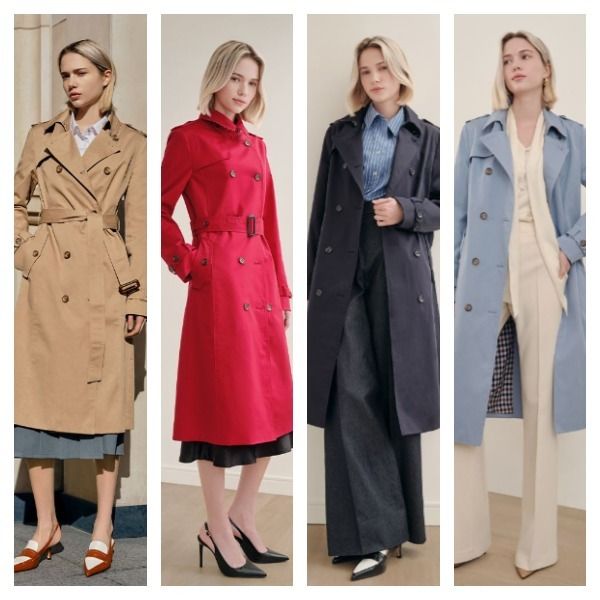 アクアスキュータム Signature Trench Coat トレンチコート 4色