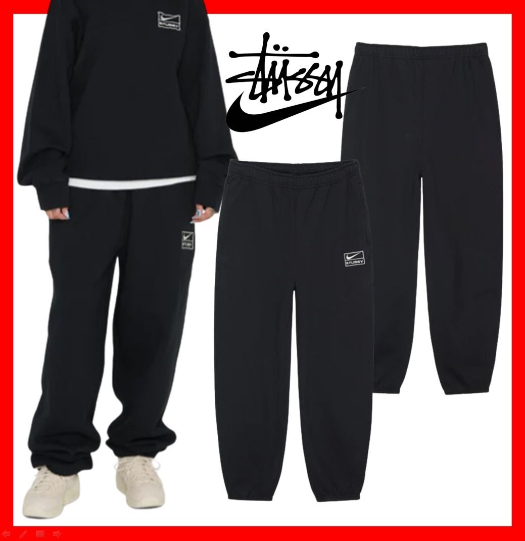 ☆人気☆【STUSSY】☆STUSSY & NIKE STONE WASH FLEECE PAN.T