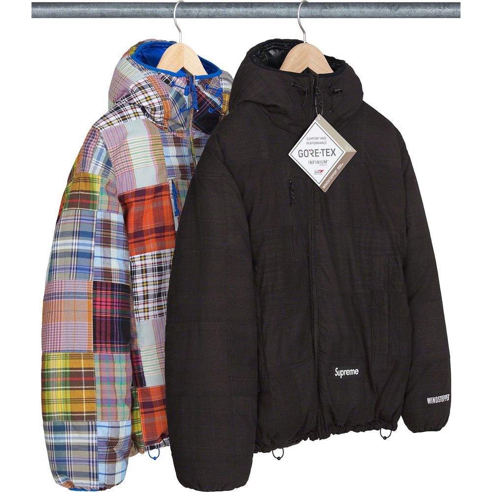 SS23 Supreme Madras Reversible WINDSTOPPER Puffer Jacket (Supreme