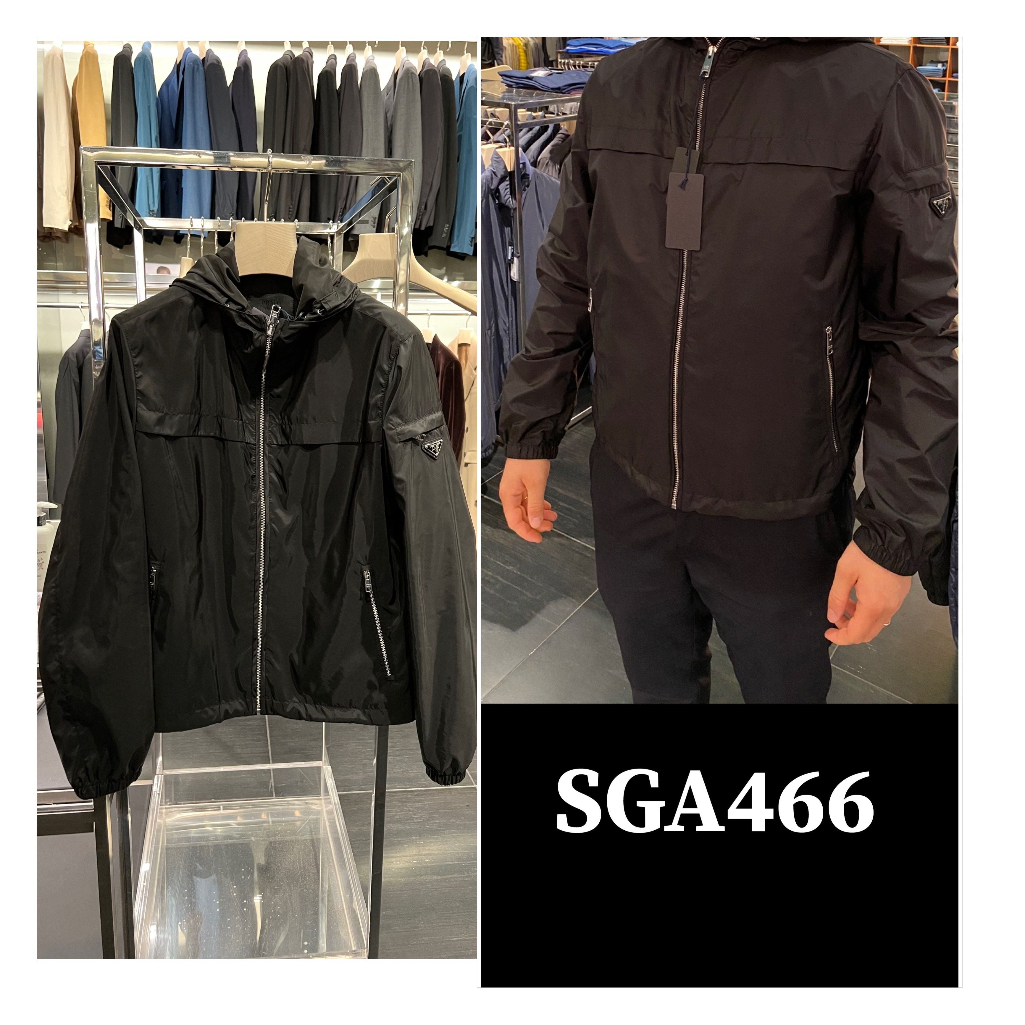 PRADA((SGA466))((選べるお色))三角ロゴナイロンパーカー (PRADA