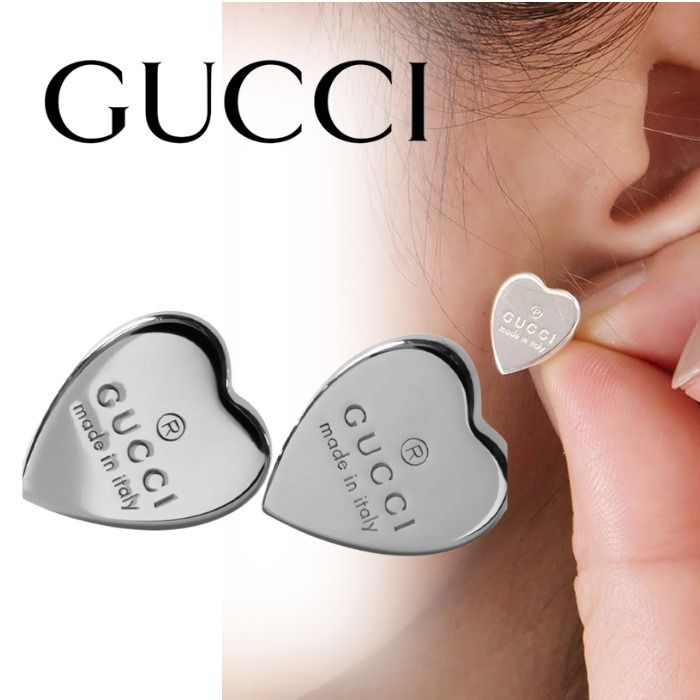 ◇国内直営◇【GUCCI】ハートシェイプ ピアス Giftにも♪ (GUCCI