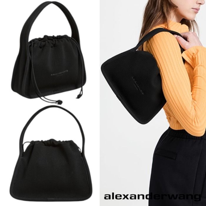 Alexander Wang ロゴ Ryan スモール ショルダーバッグ ブラック