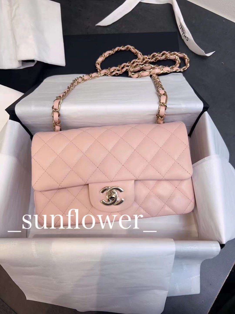 シャネル 23S クラシックフラップバッグ20cm ピンク (CHANEL