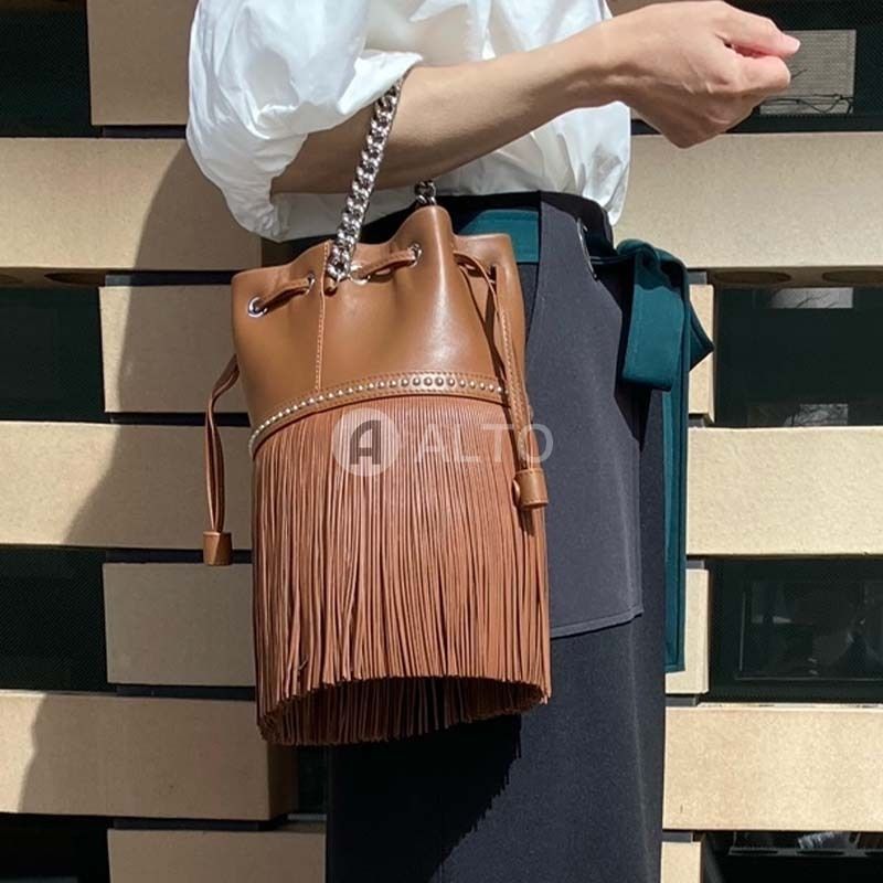 J&M Davidson フリンジカーニバル ミディアム TOFFEE (J & M Davidson