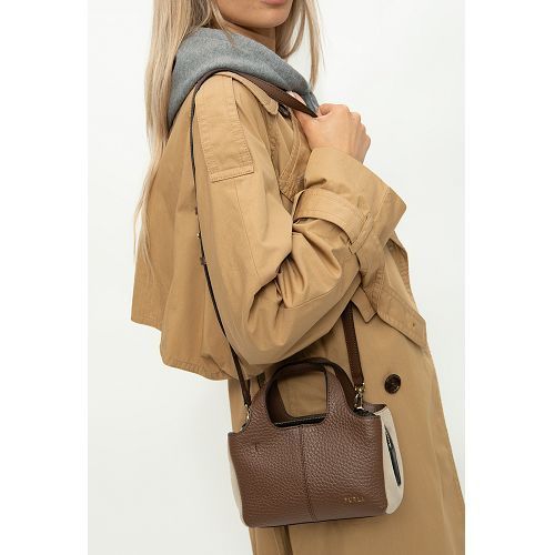 ☆FURLA☆ ELSA Tote Mini 2wayトート PRALINE/EARTH♪ (FURLA