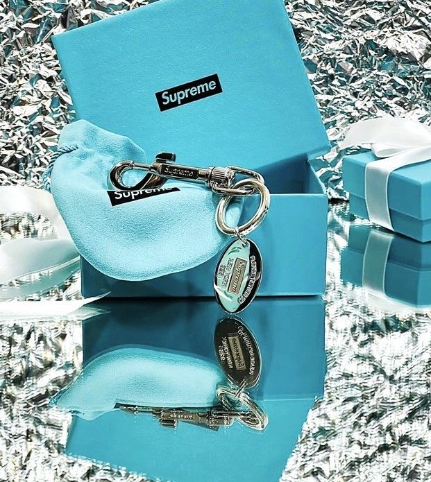 Supreme x Tiffany & Co. コラボ タグ キーリング 関送料込 (Supreme