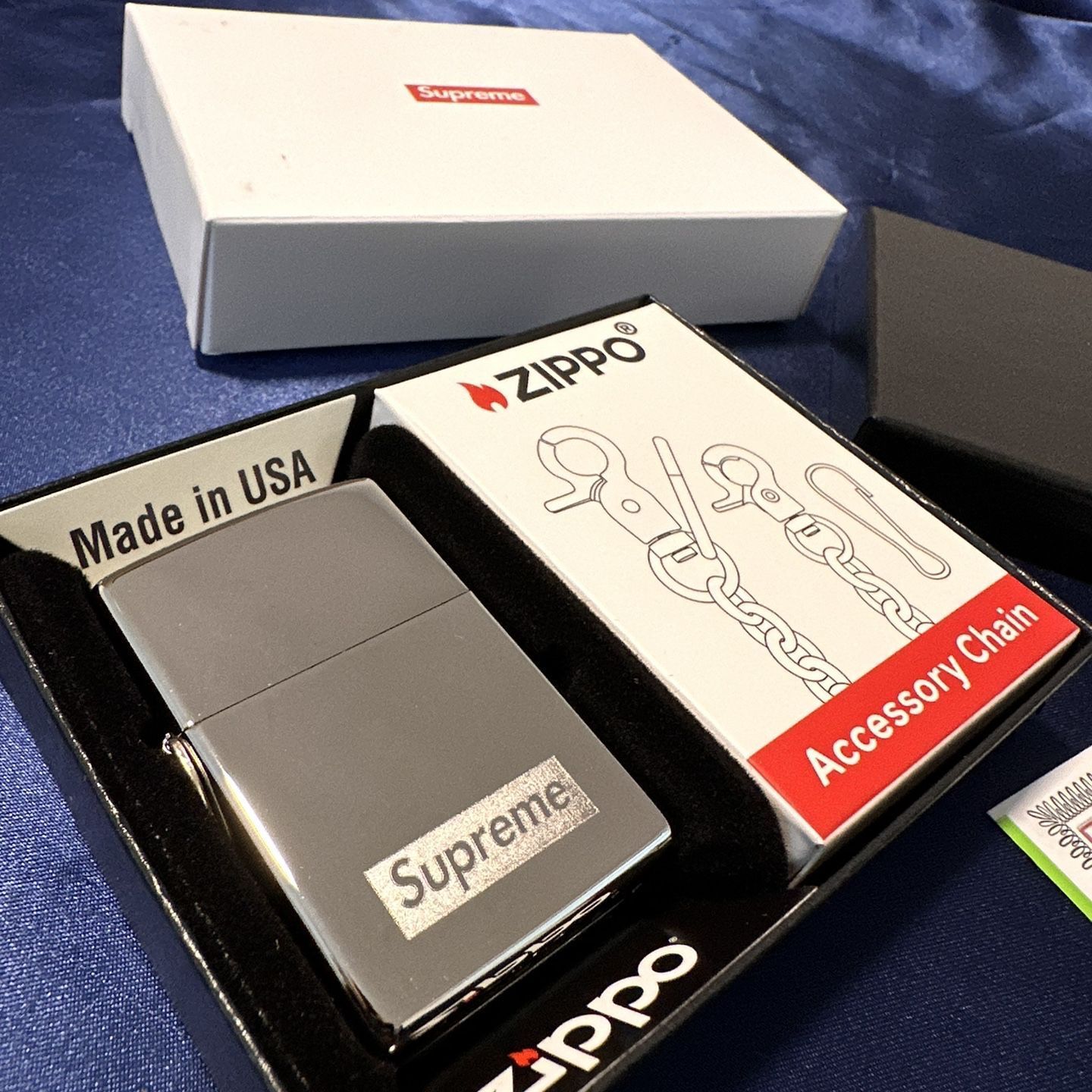 Supreme CHAIN ZIPPO チェーン ジッポライター 関税送料込 (Supreme