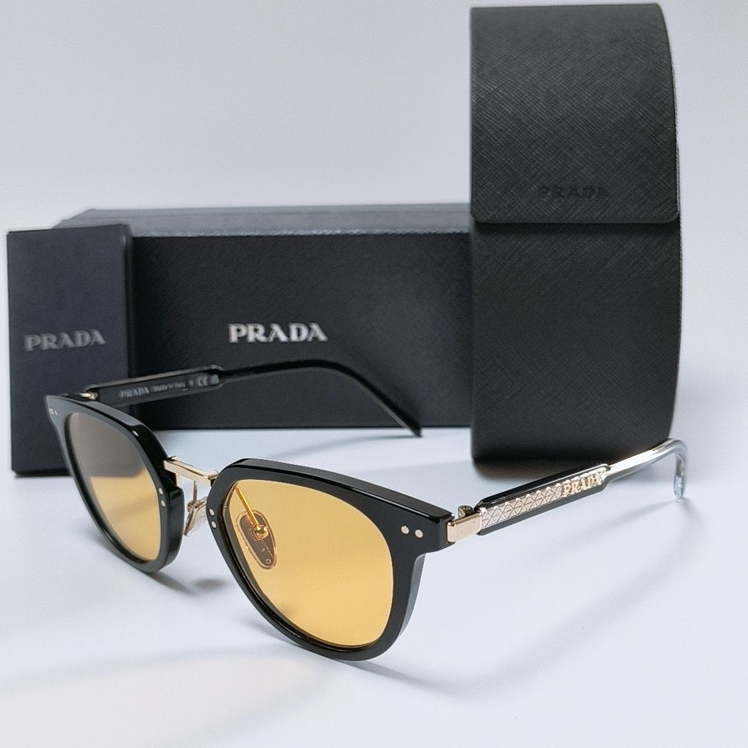 PRADA サングラス クリスタルマスタードイエローレンズ プラダ (PRADA
