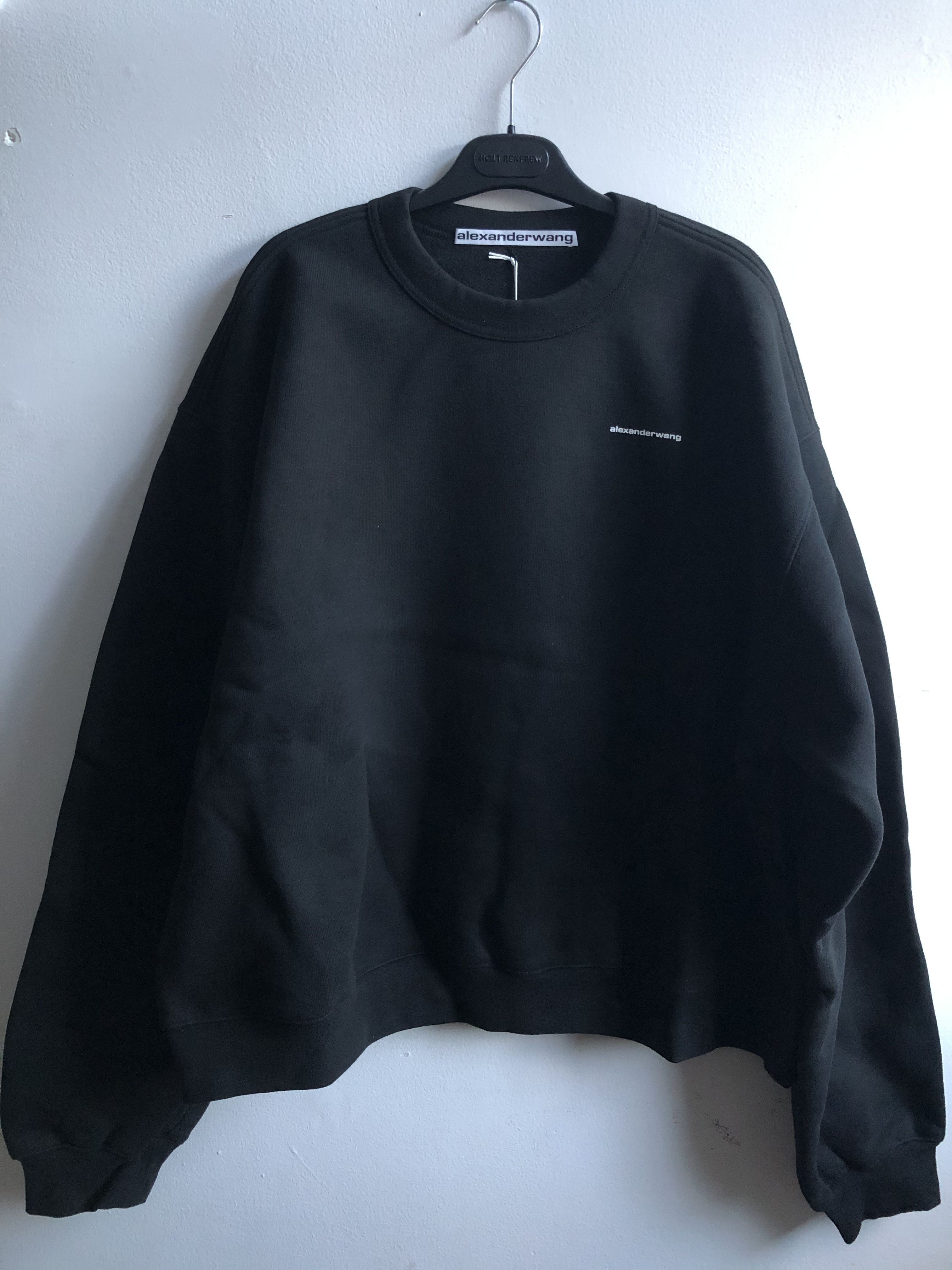 alexanderwang】crewneck pullover dense fleece スウェット
