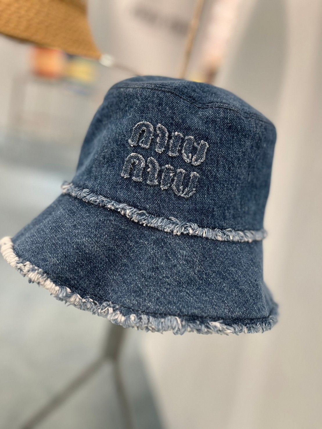 MIU MIU デニム バケットハット (MiuMiu/ハット) 94587055【BUYMA】