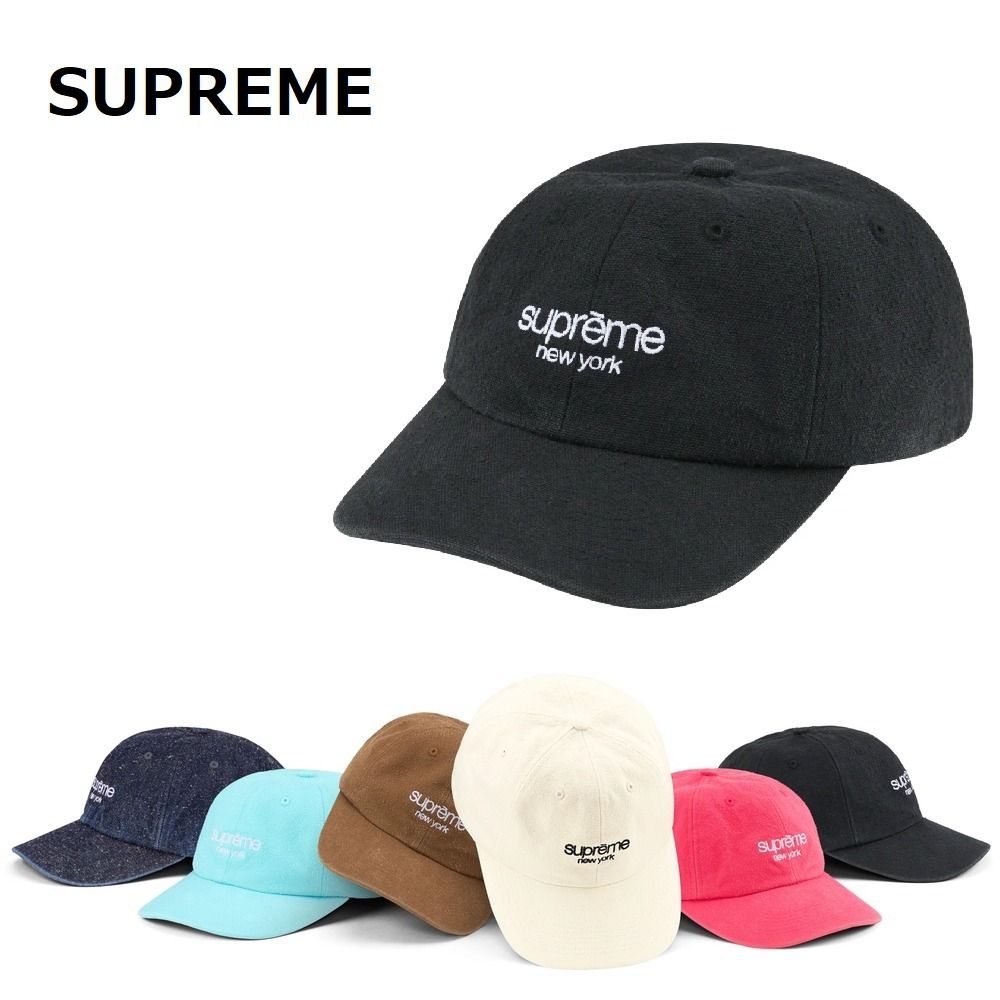 関税込 23SS week12 Supreme CLASSIC LOGO 6-PANEL (Supreme/キャップ