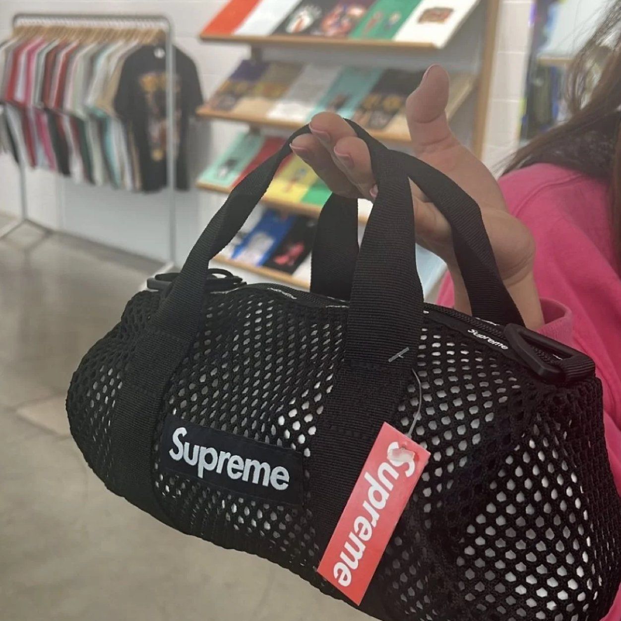 SS23 Supreme Mesh Mini Duffle Bag - メッシュ ミニ バッグ (Supreme