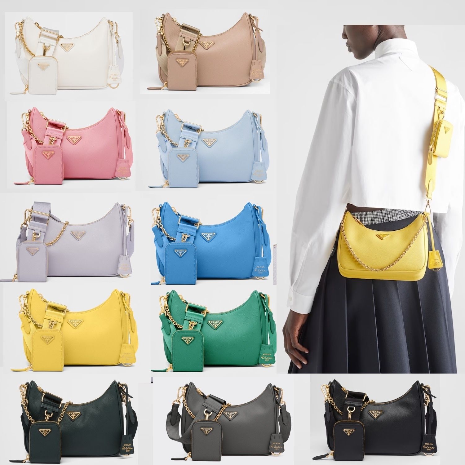 PRADA【入手困難】プラダ サフィアーノ ショルダーバッグ☆ 全色