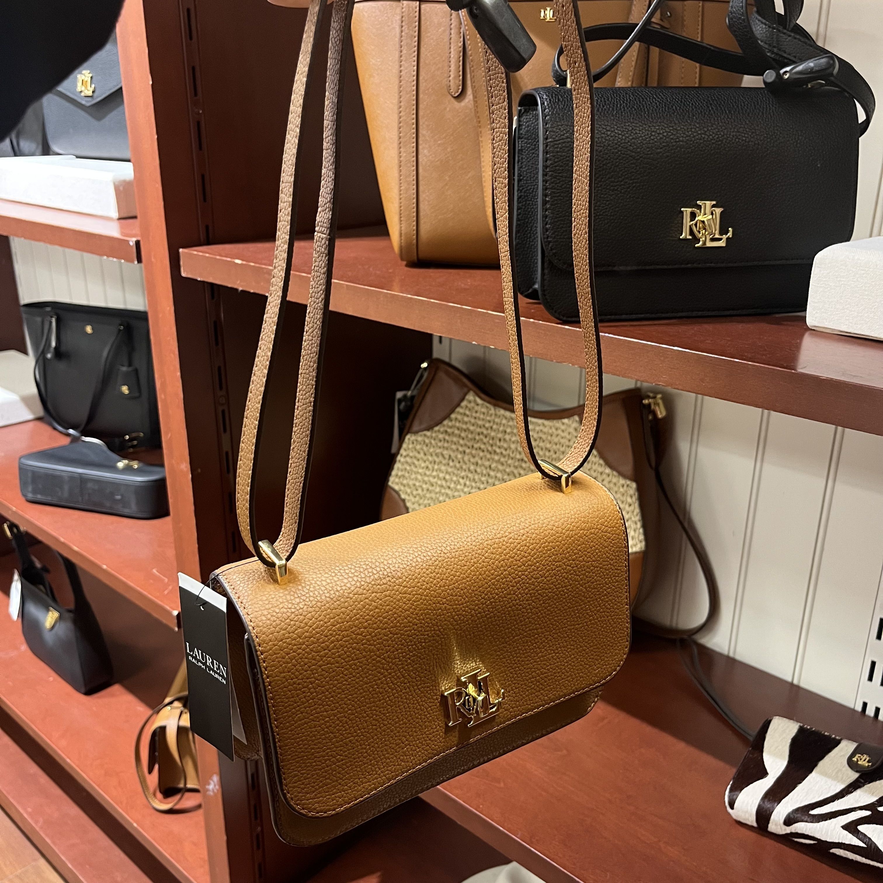 上品【Ralph Lauren】ソフィー ミディアム クロスボディバッグ (Ralph