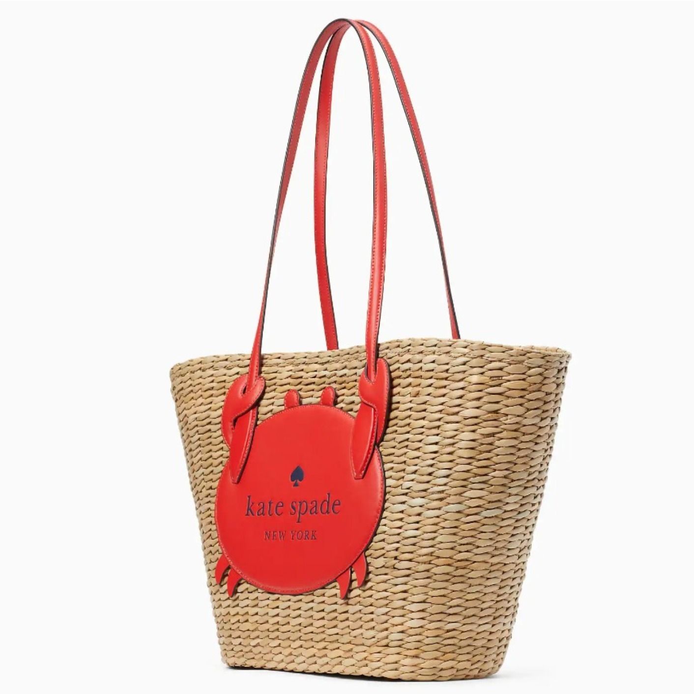 kate spade】Pinch Me Crab Large Tote かに カゴバッグ 送込! (kate