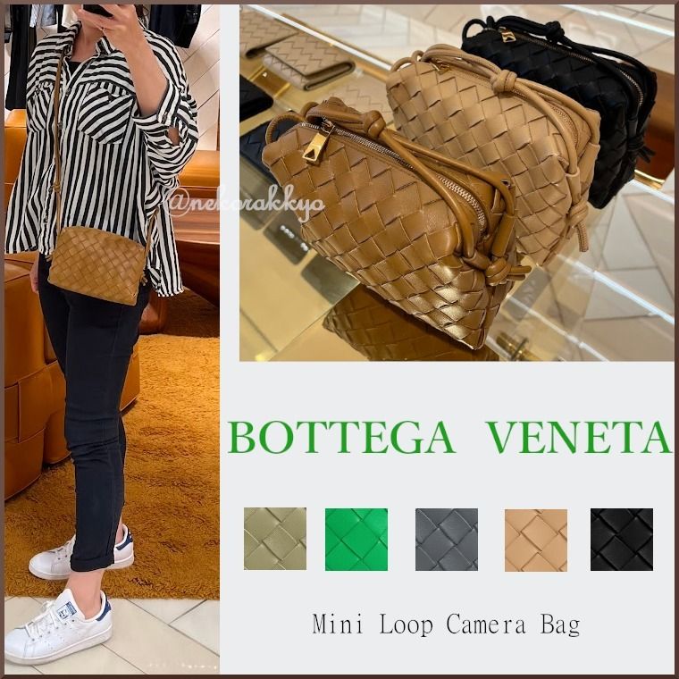 Bottega Veneta＊Mini Loop Camera Bagクロスボディバッグ＊送込