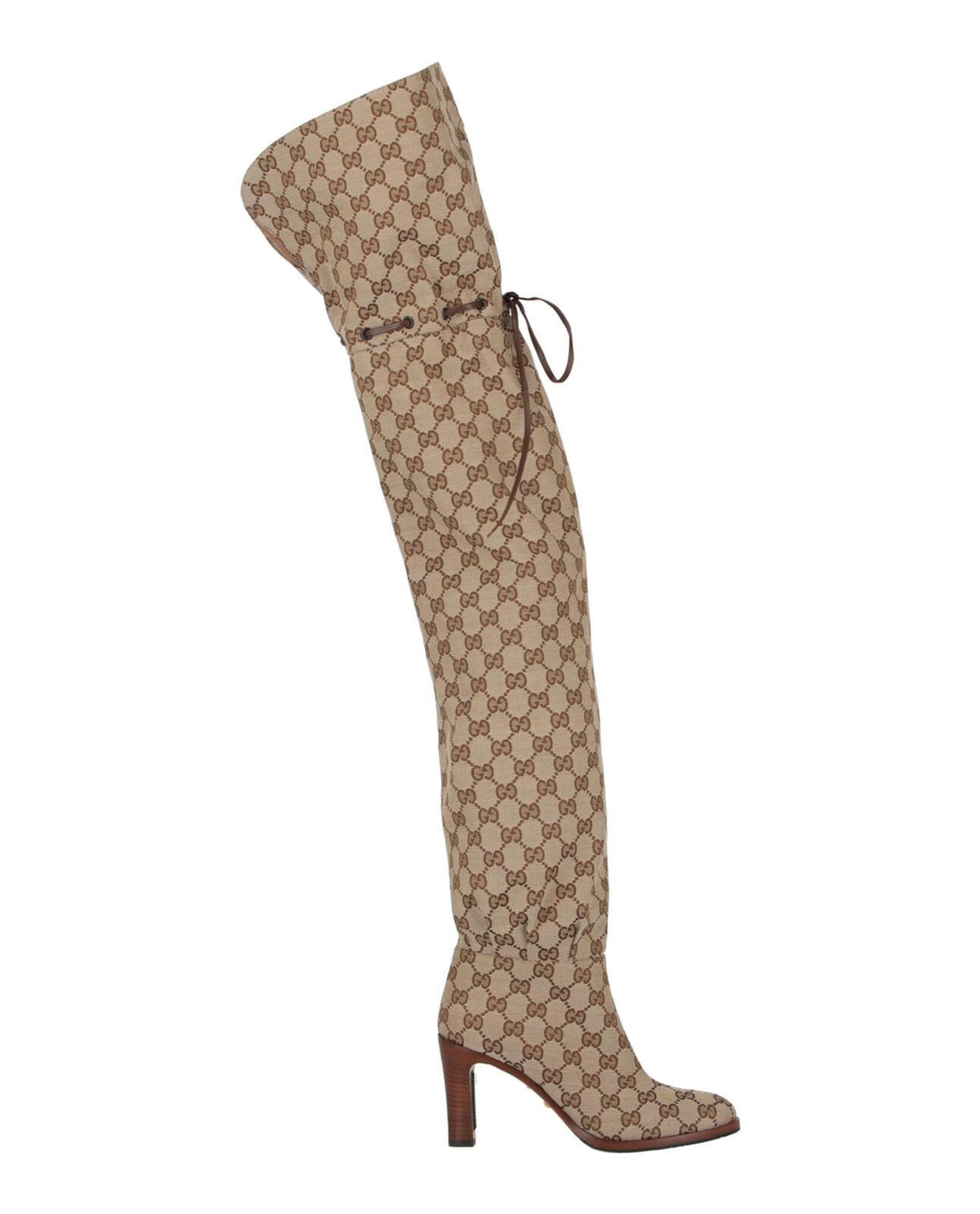 GUCCI(グッチ)☆Gg Canvas Thigh-High Boots☆人気ロングブーツ (GUCCI