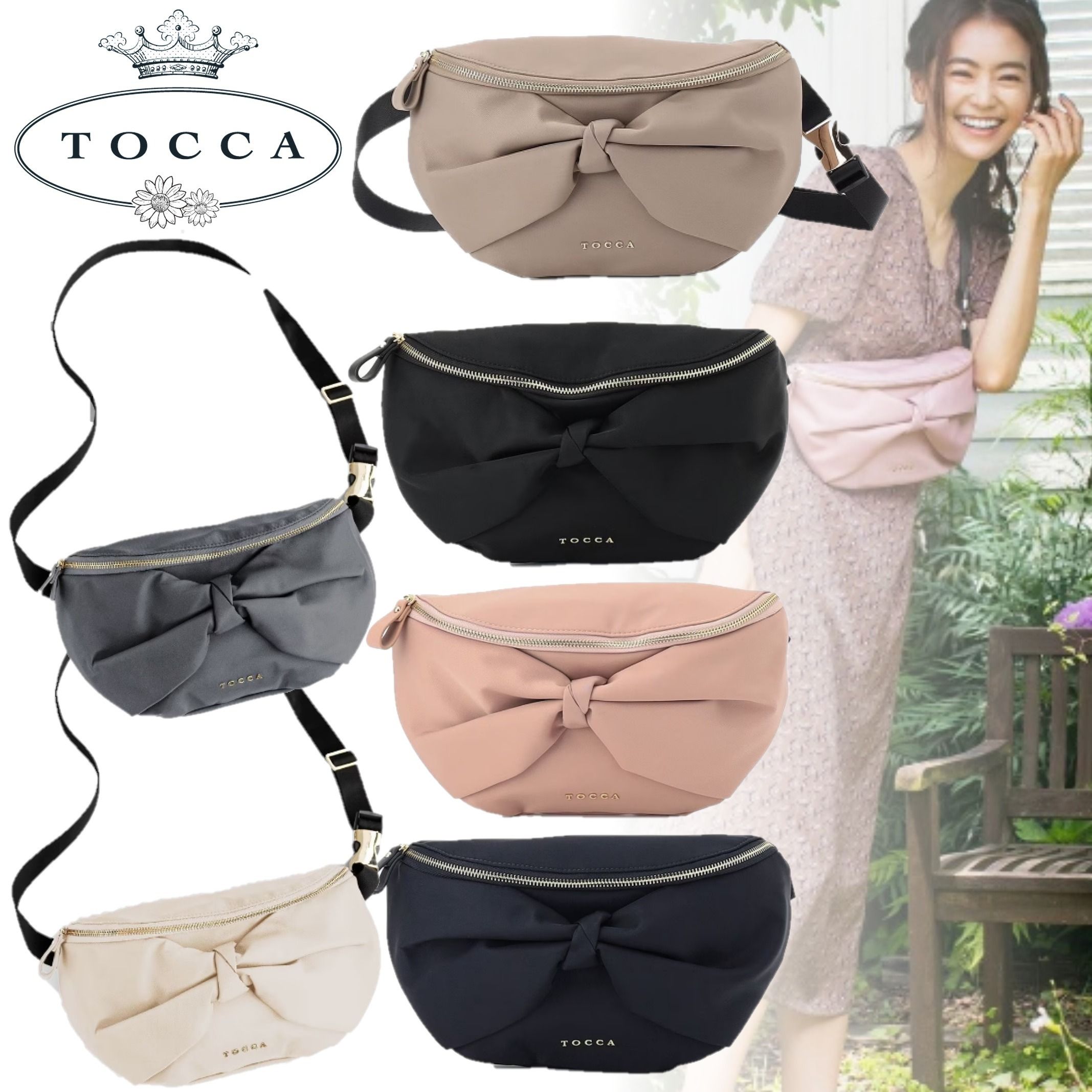 TOCCA】RIBBON KNOT BODY BAG ボディバッグ (TOCCA/ショルダーバッグ