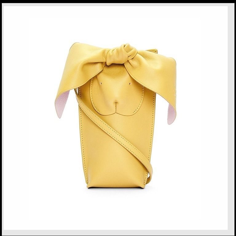 ☆LOEWE ☆ Bunny pocket クロスボディバッグ☆ ダークイエロー (LOEWE