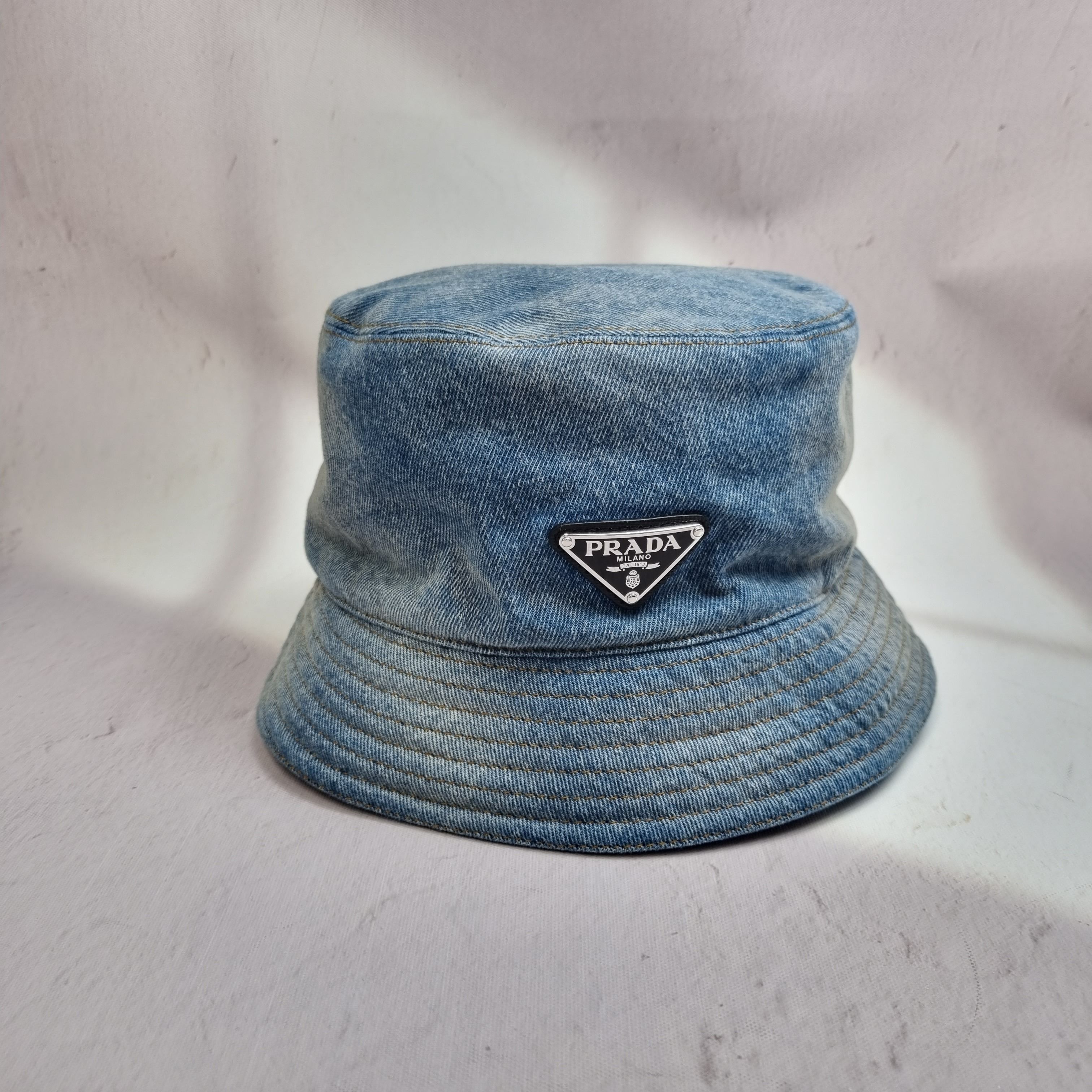 ☆人気☆【PRADA】☆プラダ デニム バケットハット 帽.子☆ (PRADA