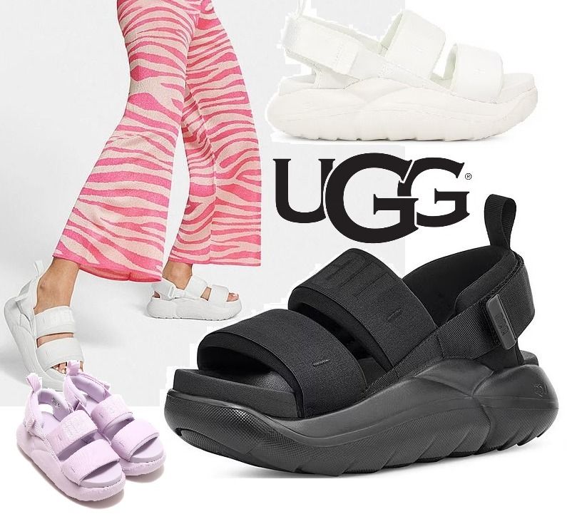 人気厚底】UGG La Cloud Sport厚底プラットフォームサンダル (UGG