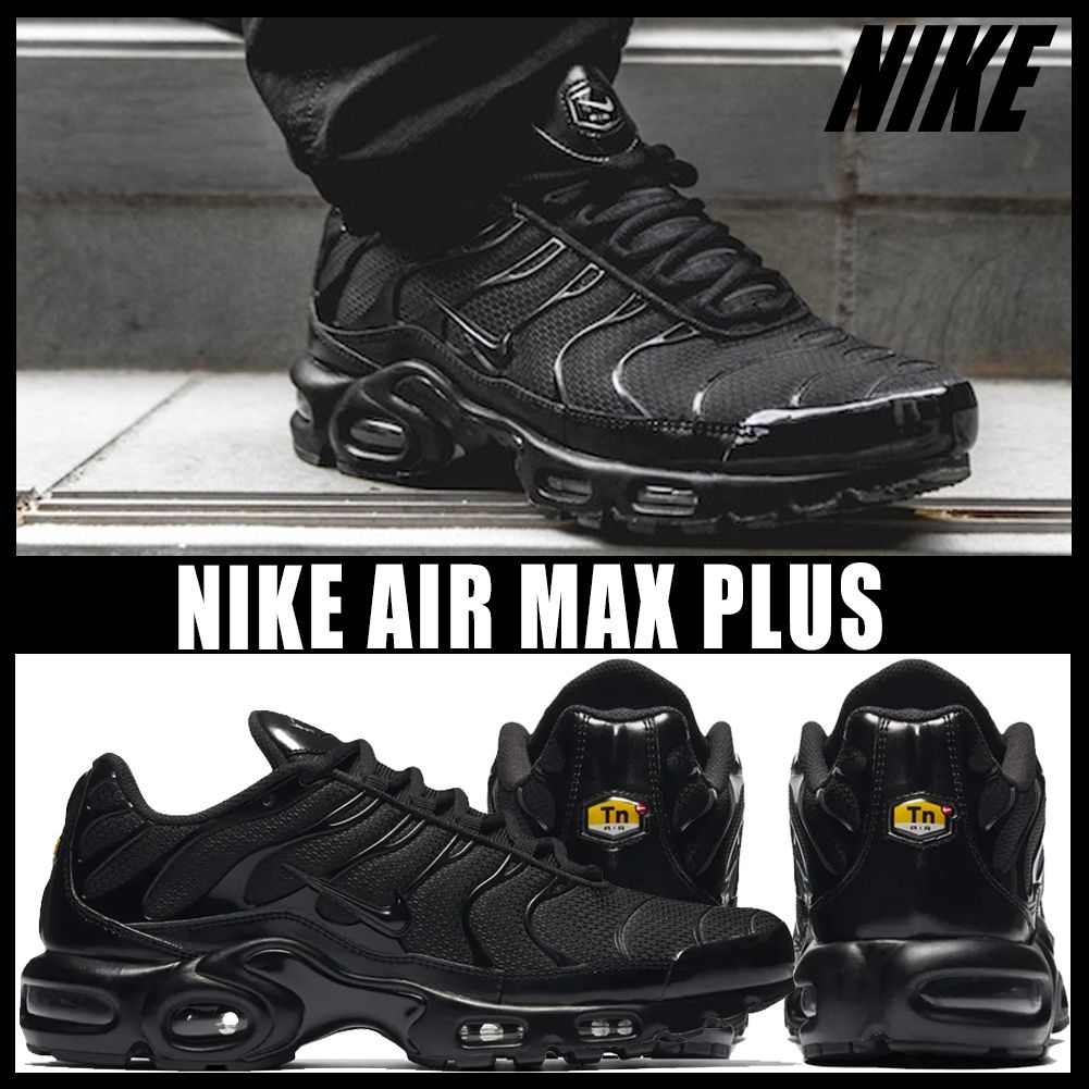 ◇大人気◇NIKE AIR MAX PLUS TRIPLE BLACK◇ユニセックス◇ (Nike
