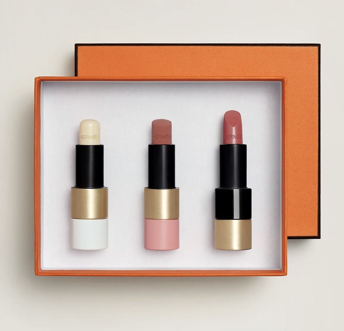 BESTギフト】Hermesセットルージュ エルメス 人気リップ3本 (HERMES